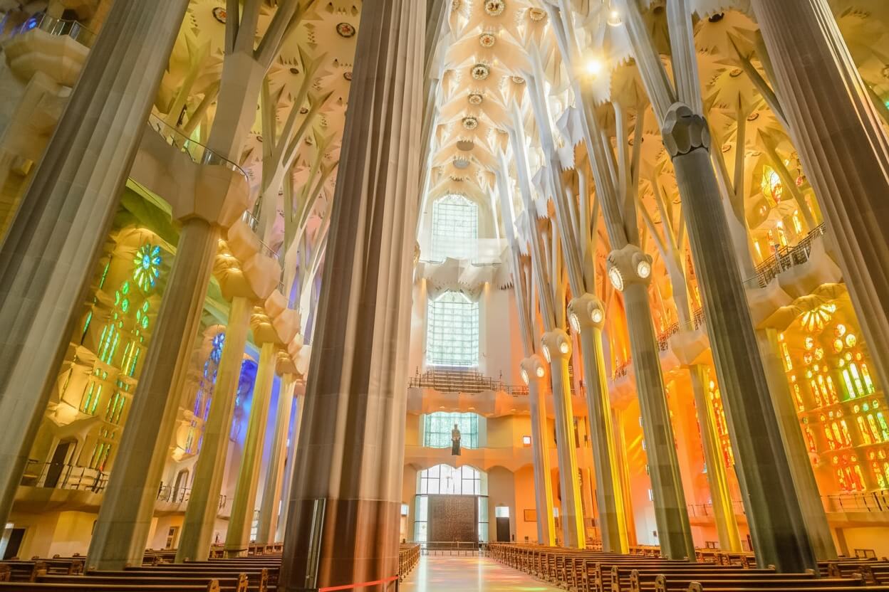 Dettaglio vetrata Sagrada Familia